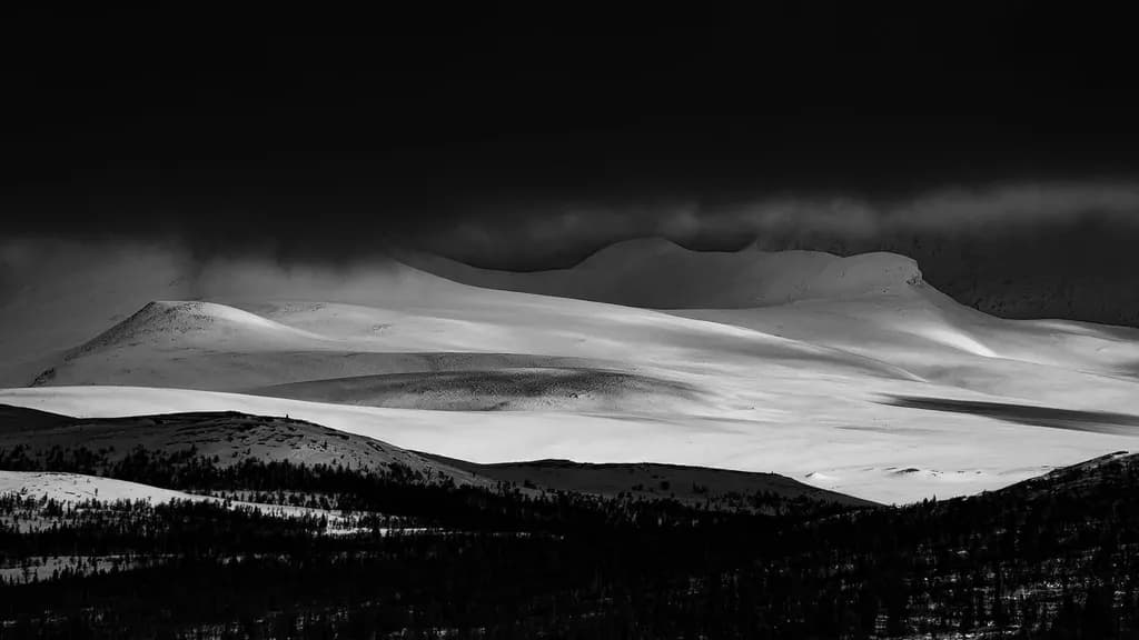 Snow-Covered Mountains