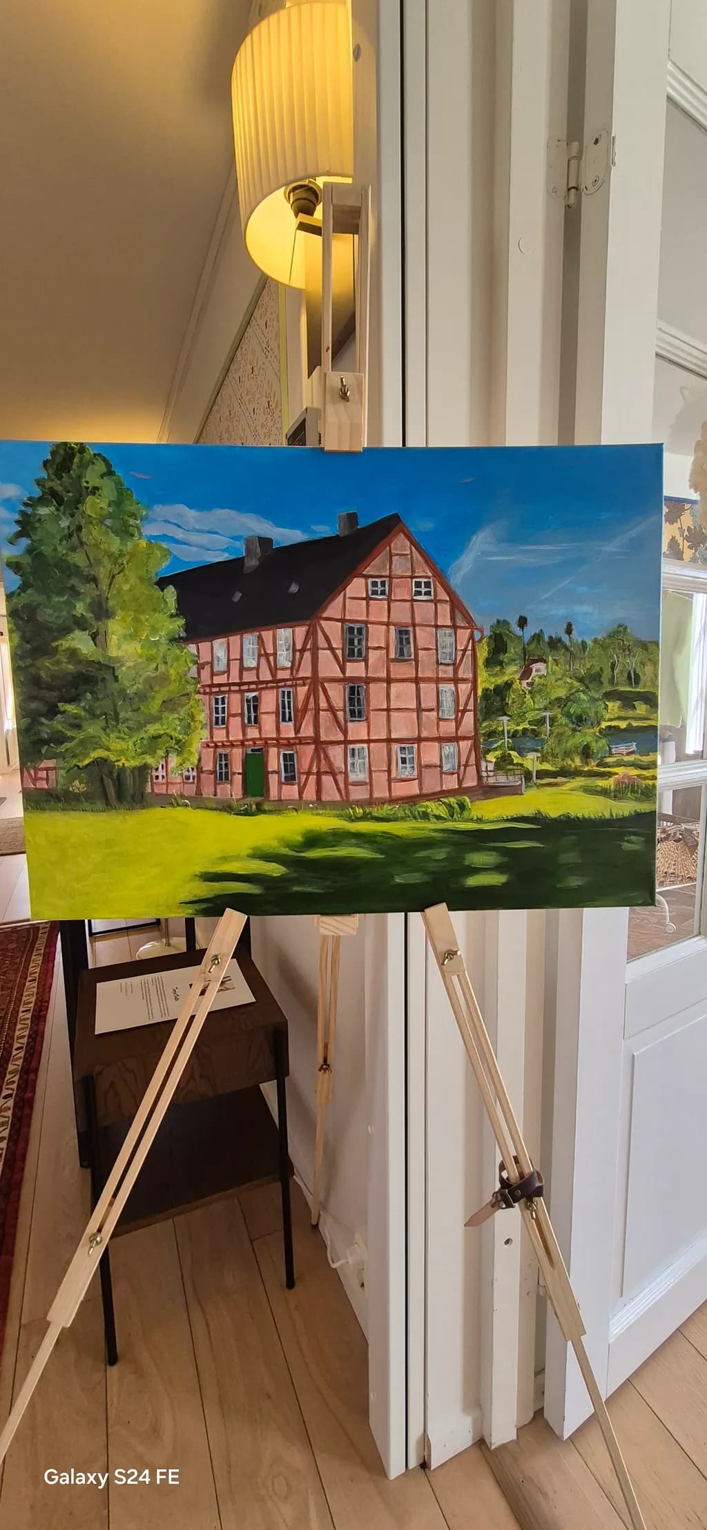 Half-Timbered House in Summer