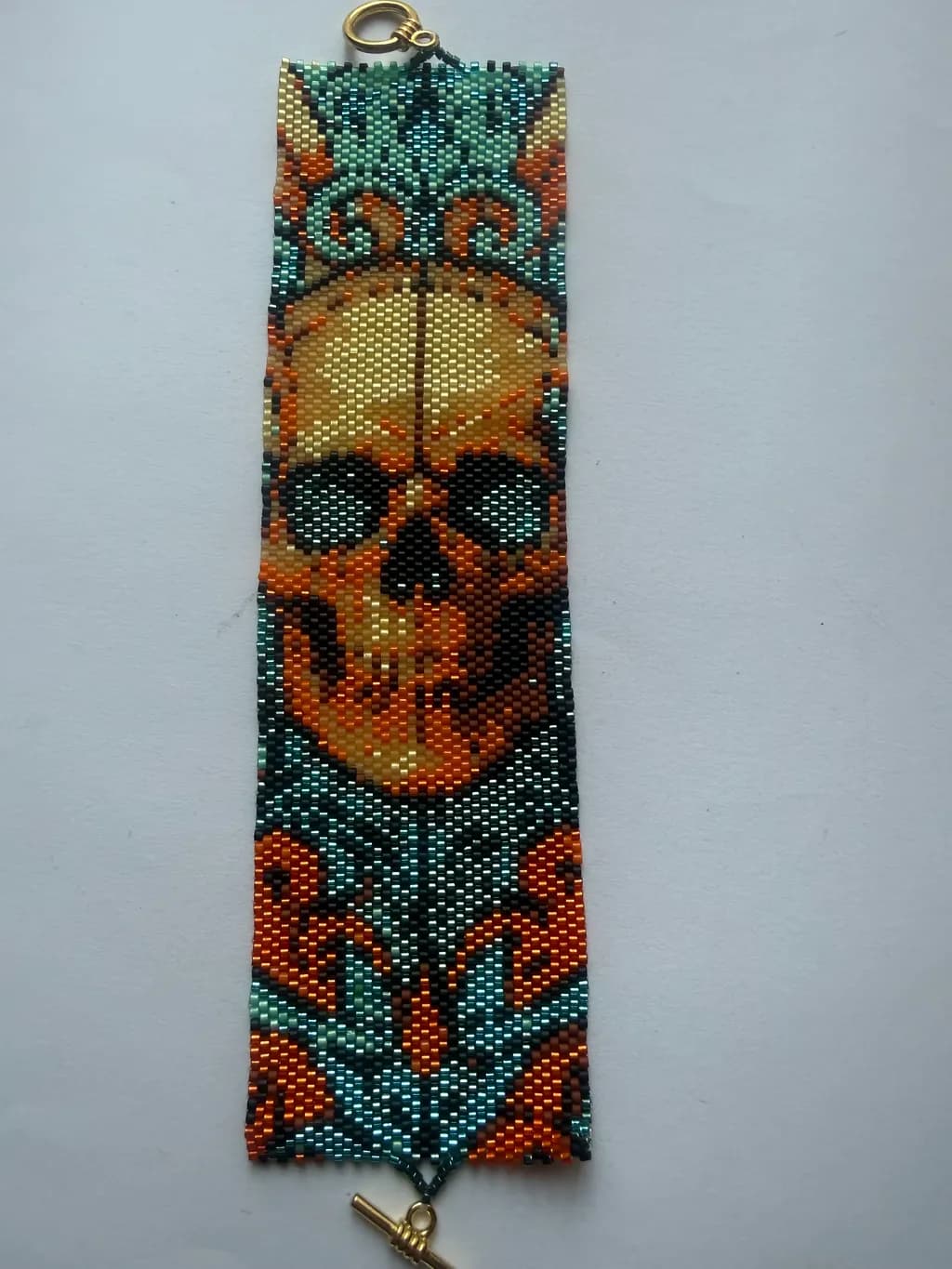 Skull Beaded Bracelet