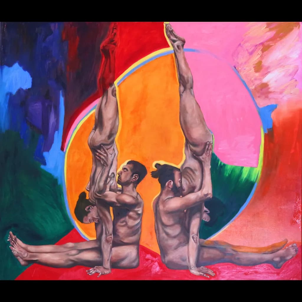 Dynamic Harmony: A Celebration of Flexibility and Expression in Colorful Composition