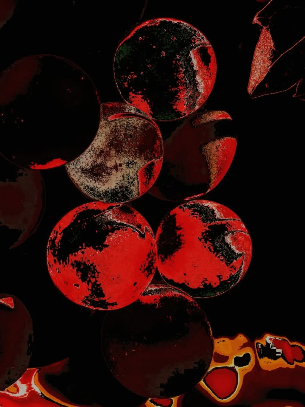 Grapes like Animation Spheres
