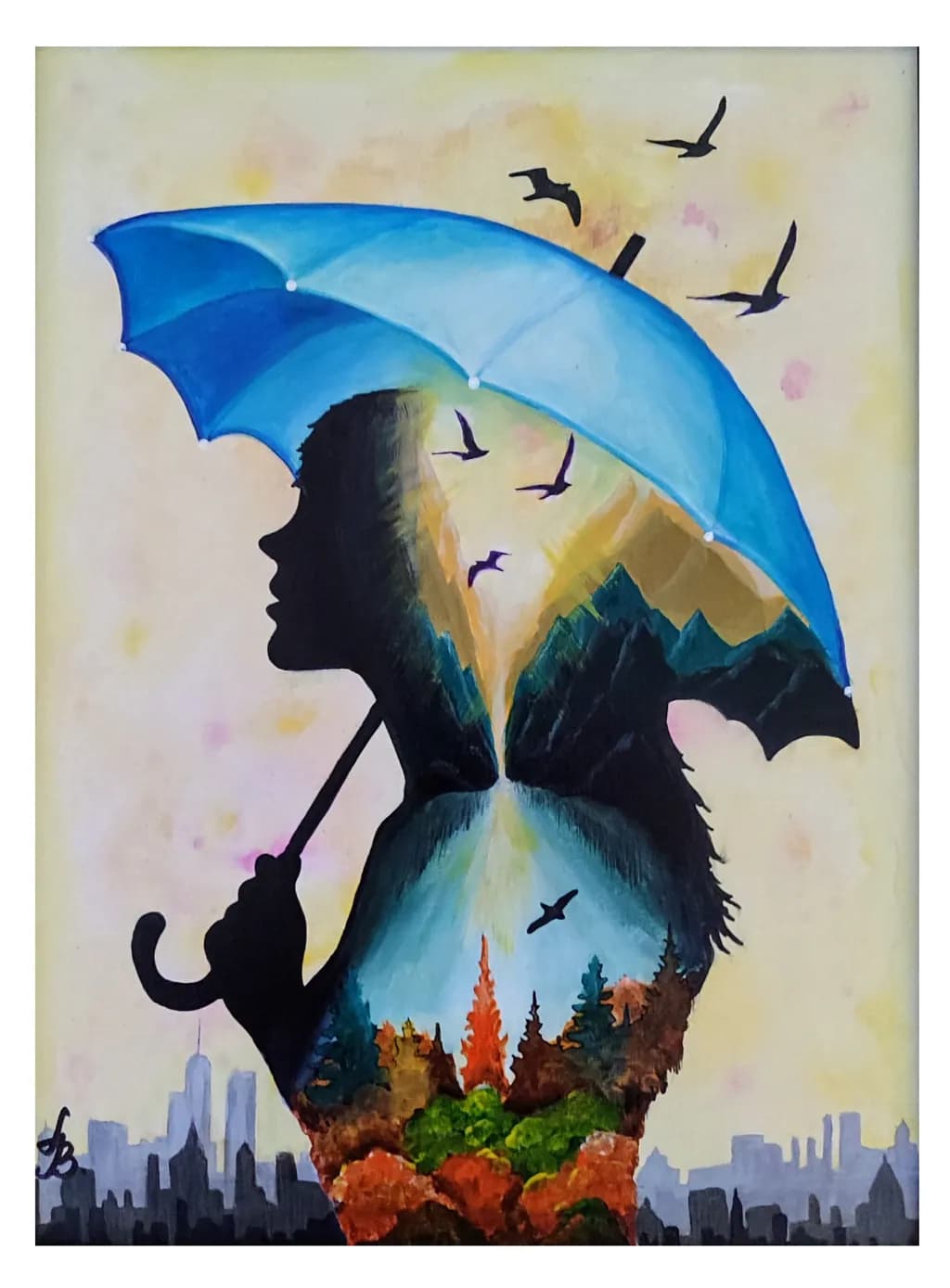 Whispers of Nature: A Journey Under the Umbrella of Dreams