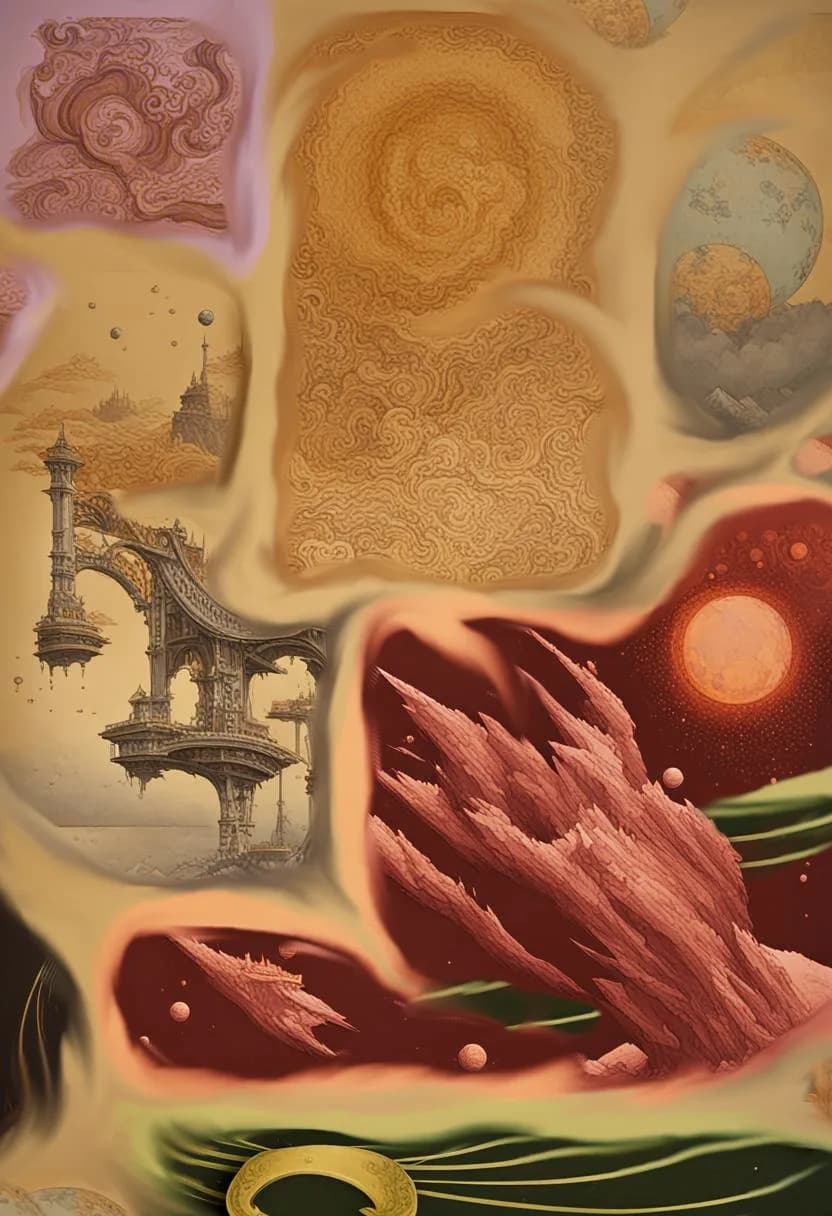Celestial Dreams: A Journey Through Surreal Landscapes and Cosmic Wonders