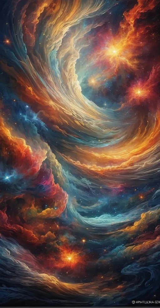 Celestial Symphony: A Dance of Cosmic Colors and Light
