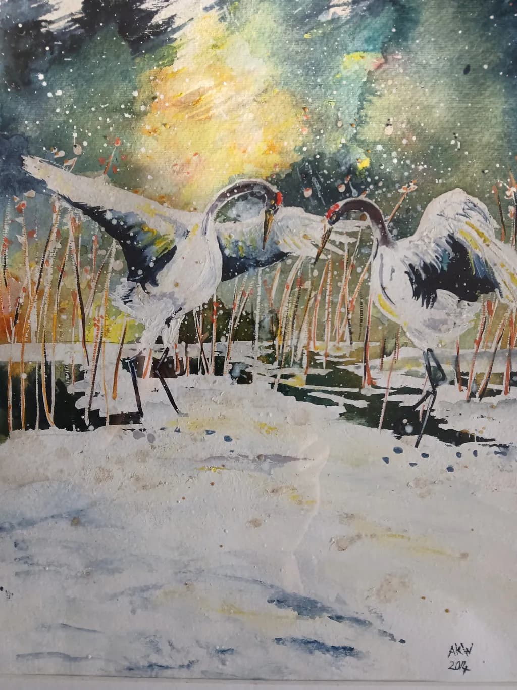 Cranes in Dance