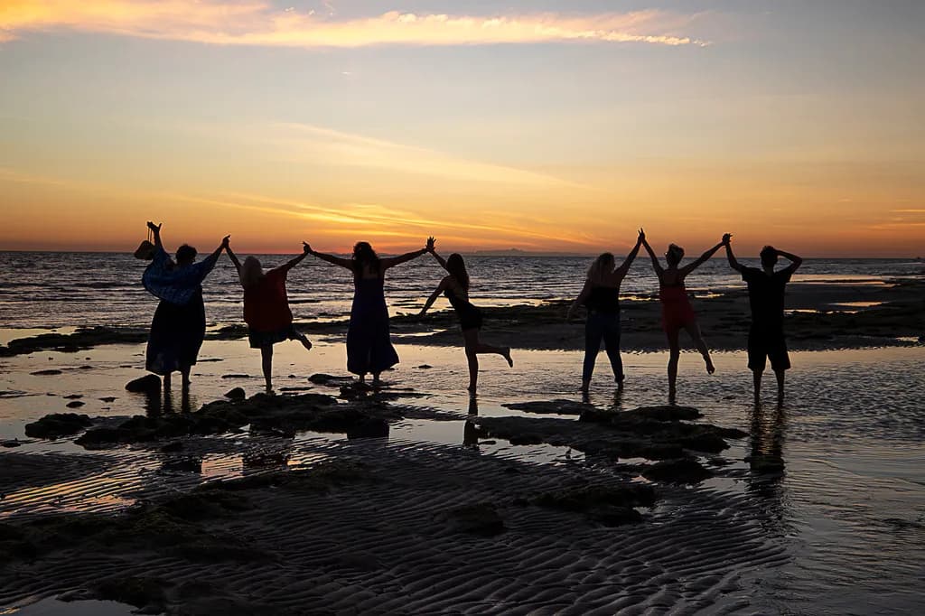 Silhouettes at Sunset