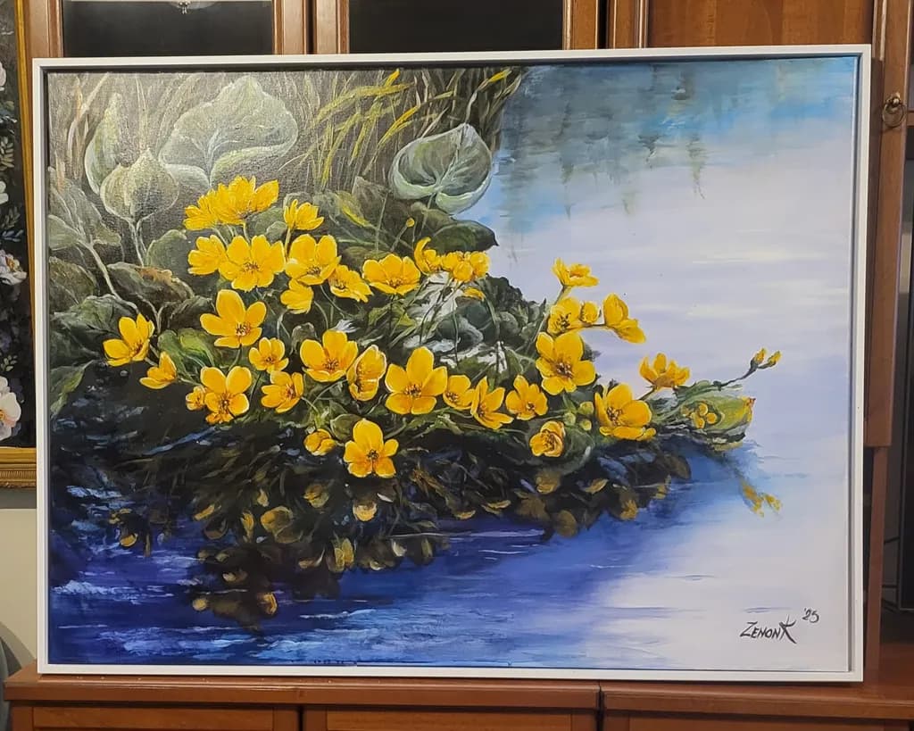 Yellow Bloom Reflection