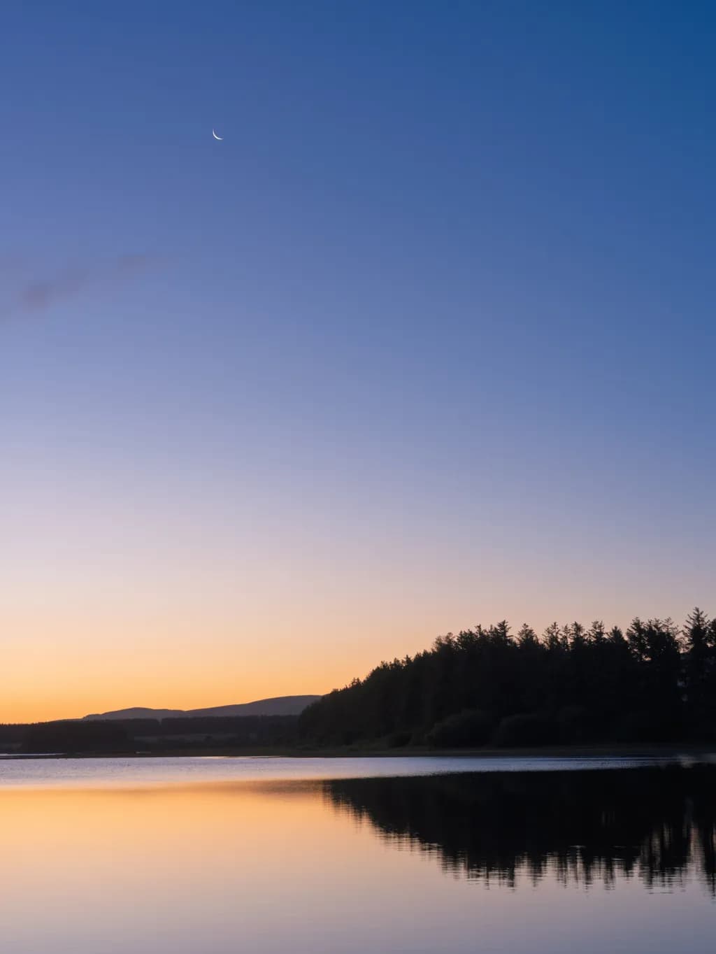 Lake Sunset Reflection