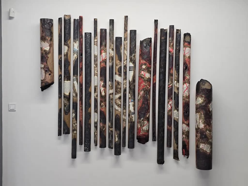 Burned Scroll Columns