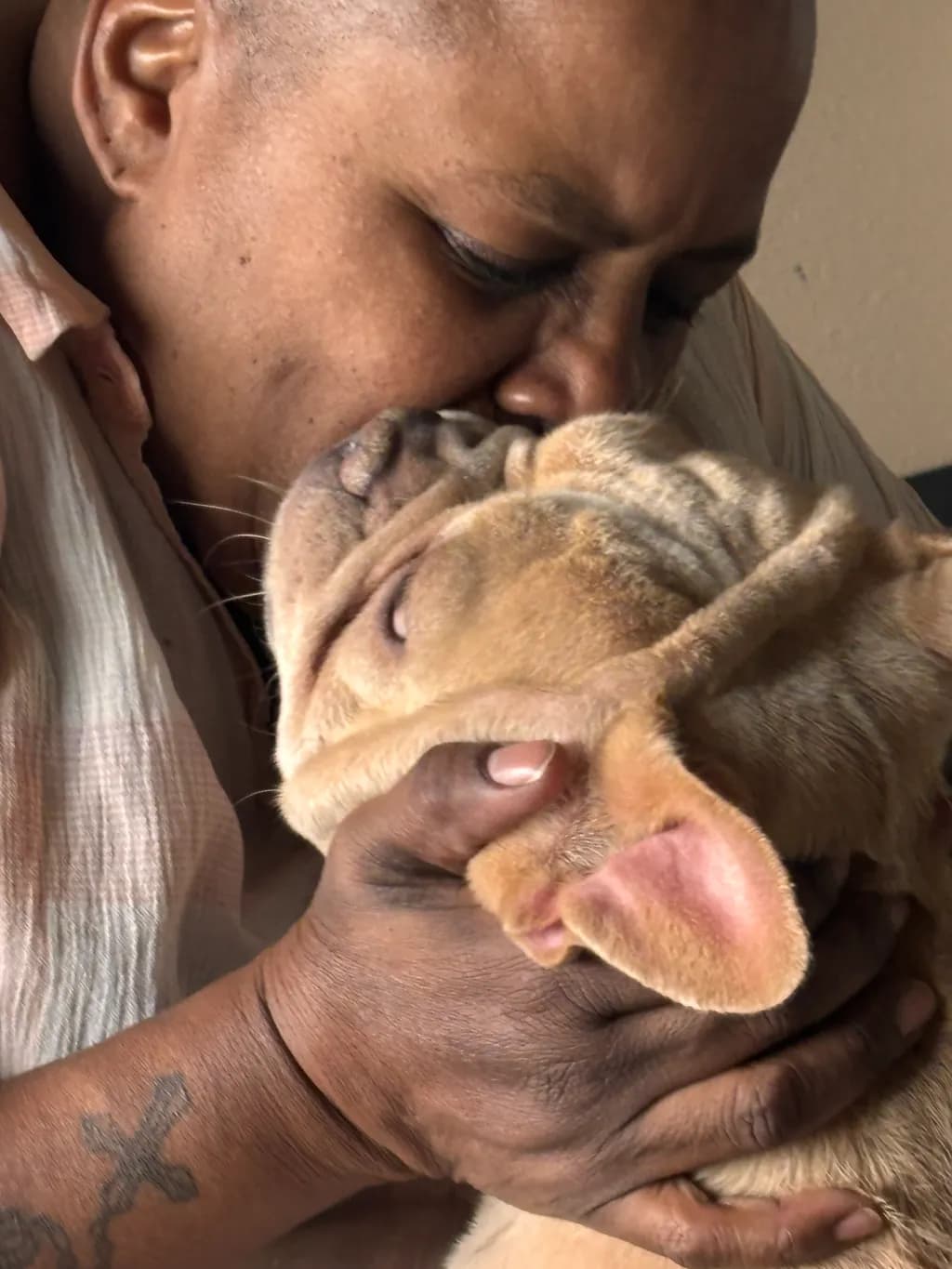 Tender Bulldog Embrace