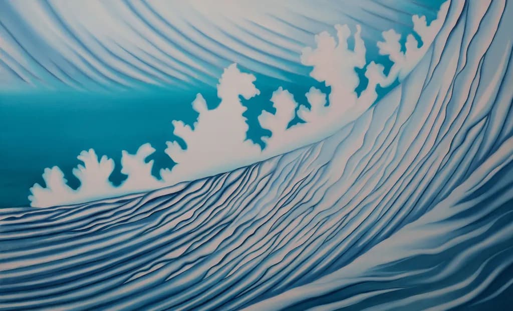Ocean's Whisper: A Serene Dance of Waves and Light
