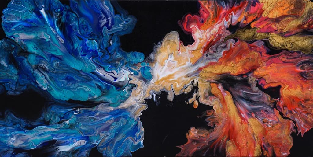 Blue and Orange Flow