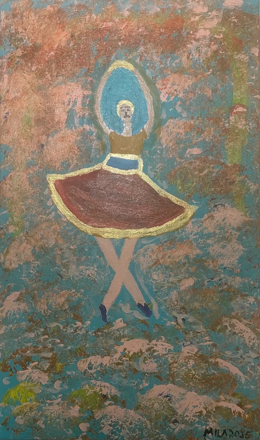 Blue Halo, Russet Skirt
