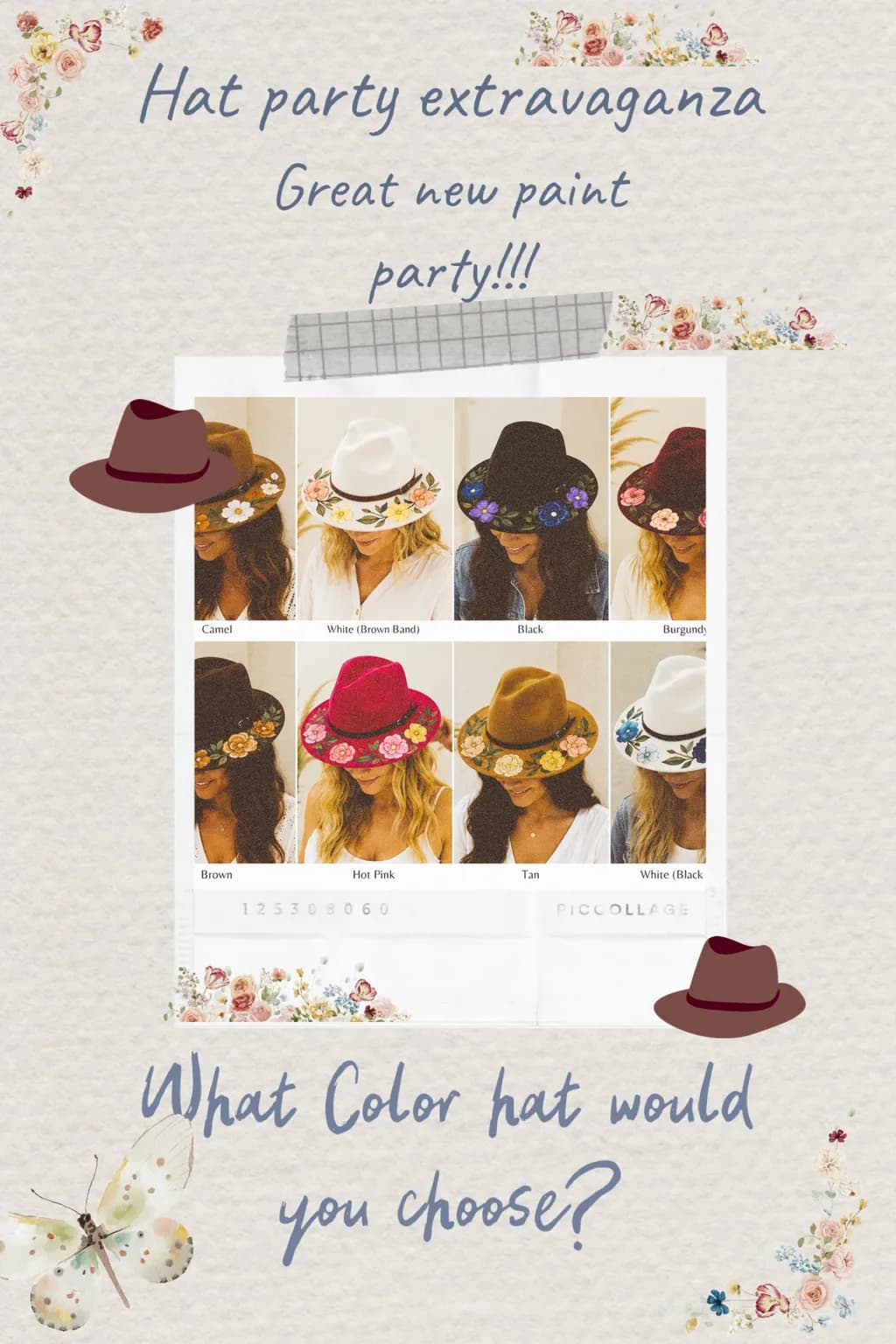 Floral Fedora Collection