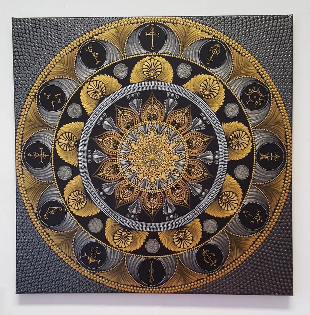 Golden Mandala Symbols