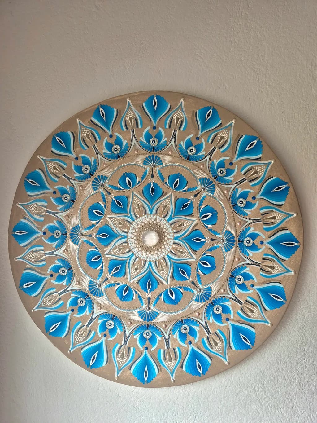 Cerulean Bloom Mandala