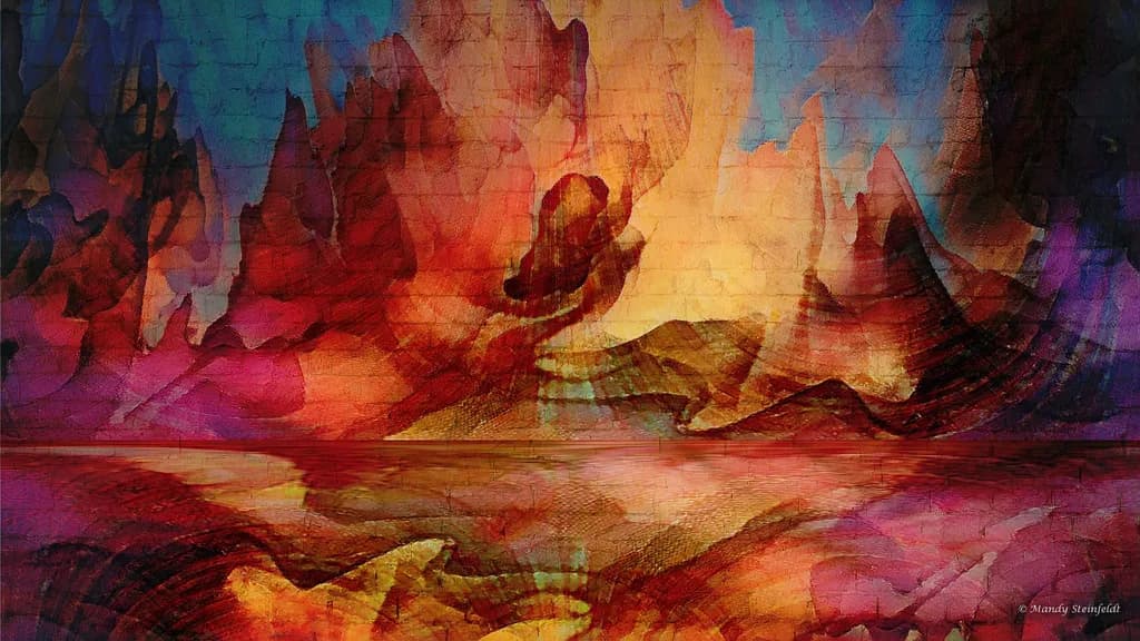Abstract Landscape Warmth