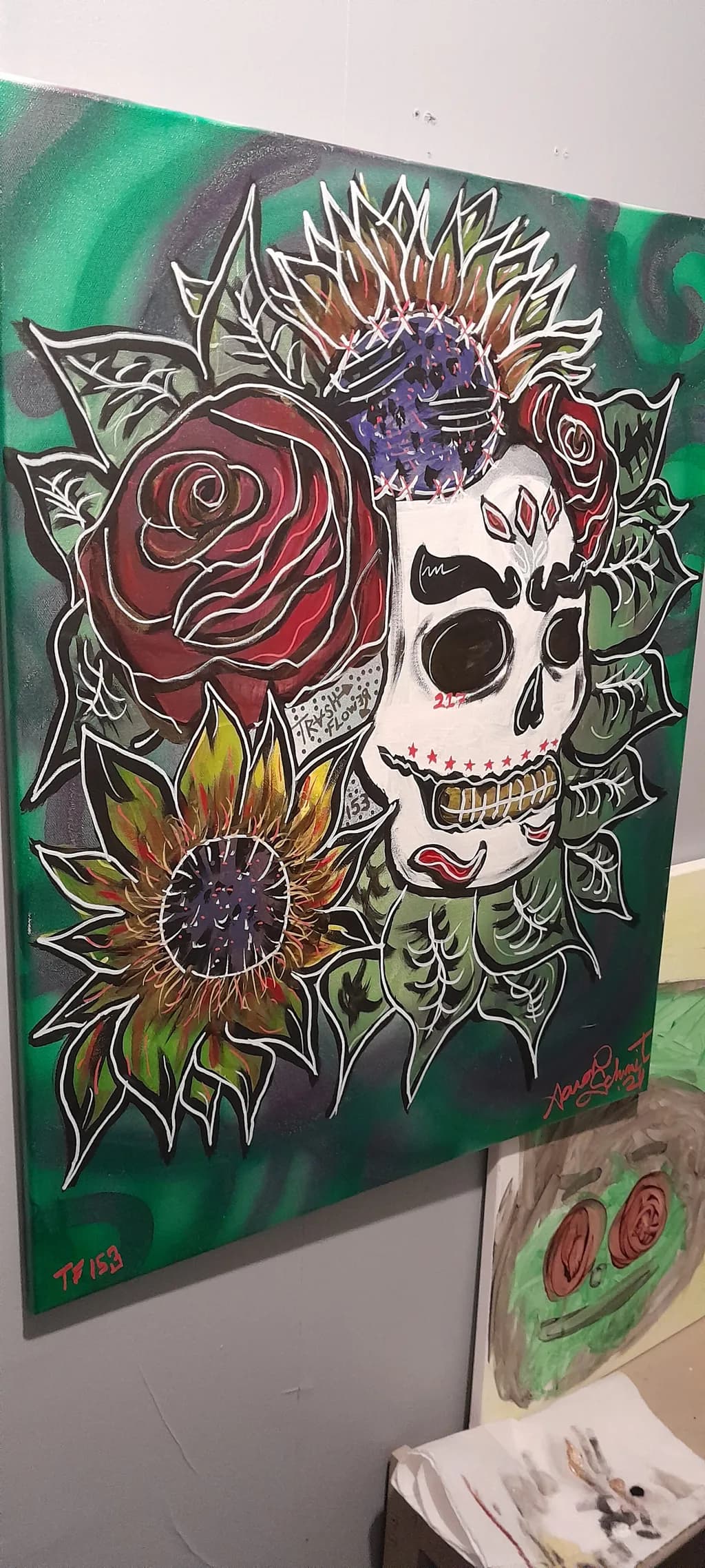 Floral Skull Fusion
