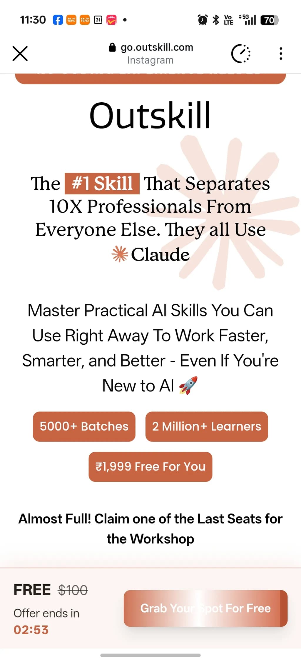 Outskill AI Workshop