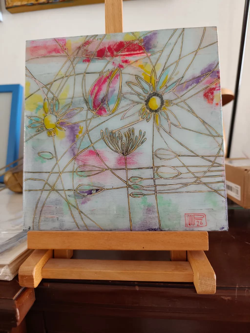 Abstract Floral Lines