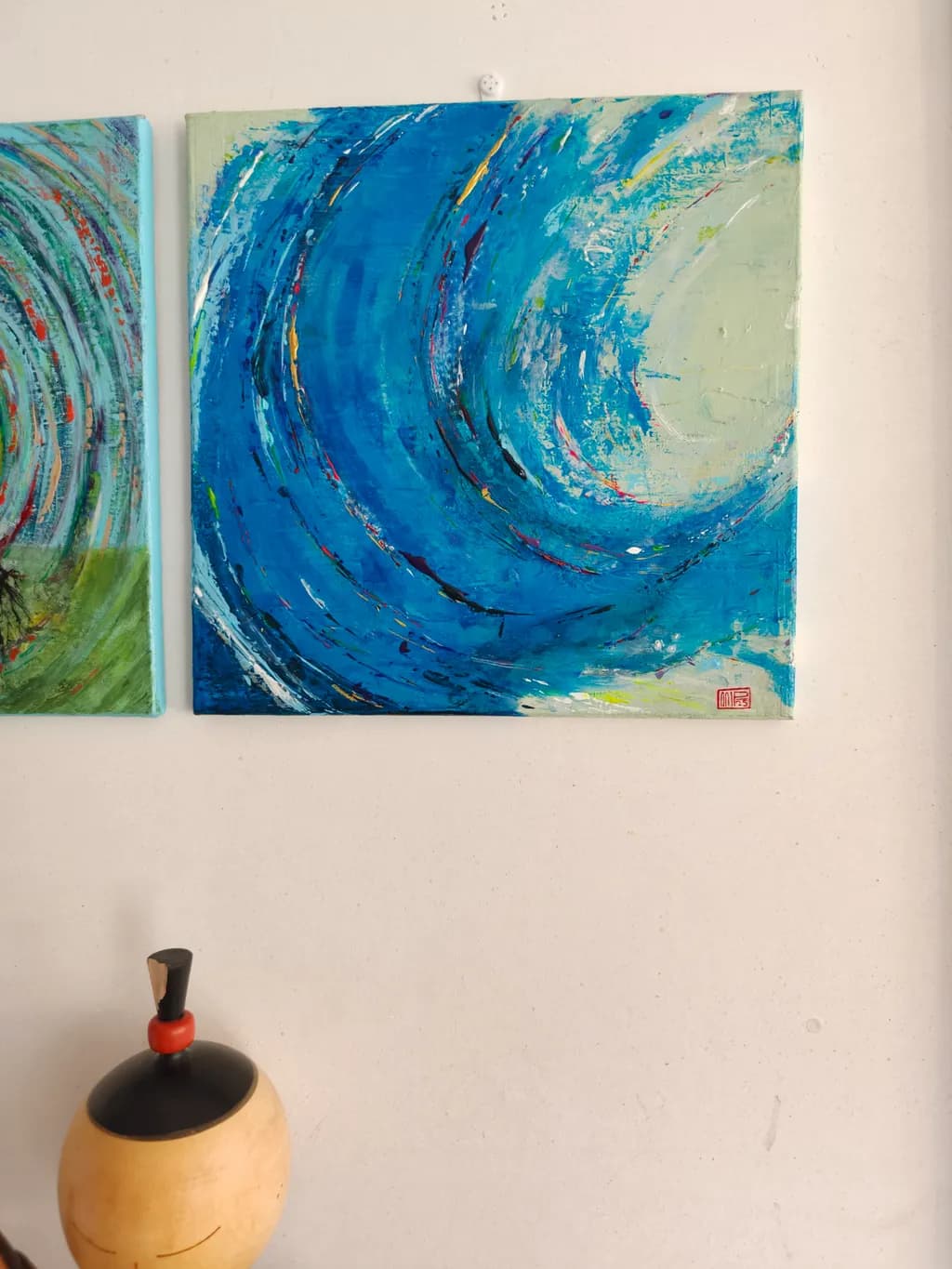 Blue Wave Spiral