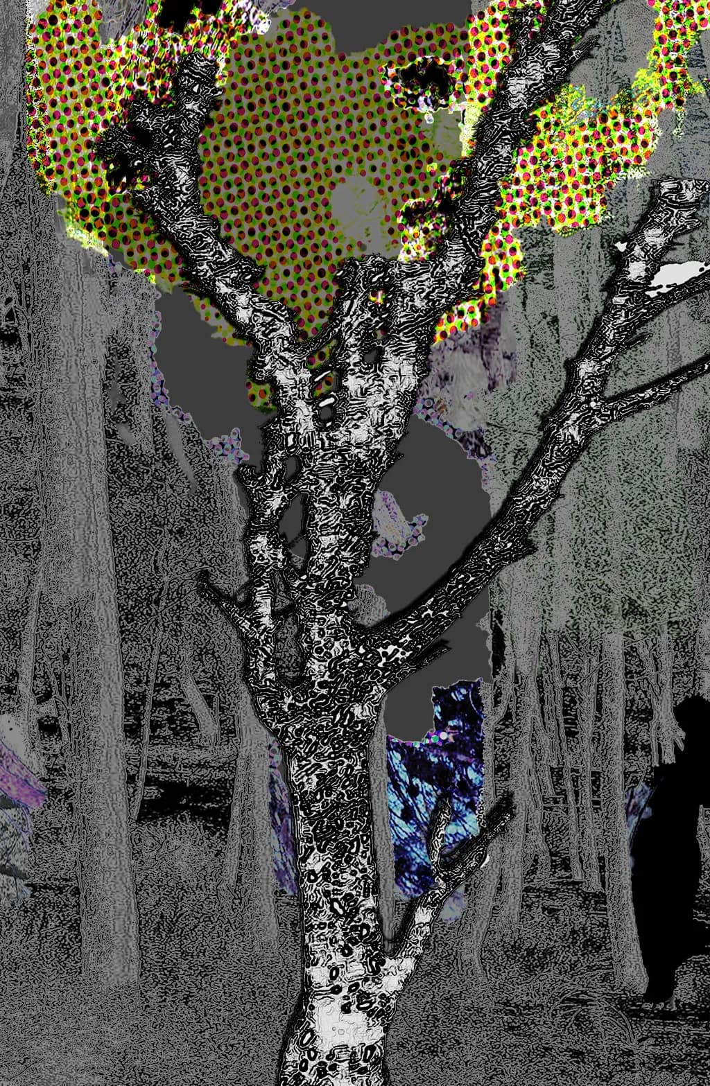Abstract Forest Pattern