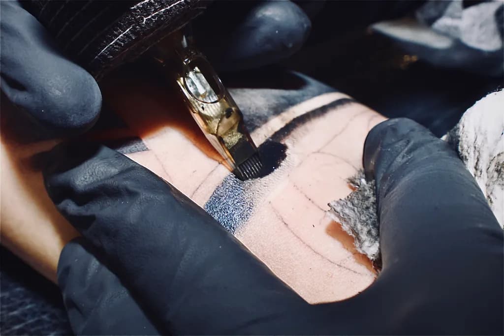 Tattoo Inking Process
