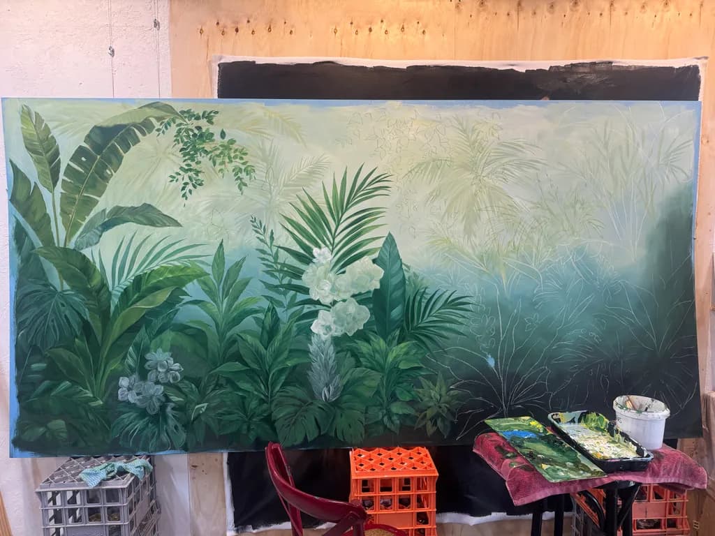 Tropical Foliage Study