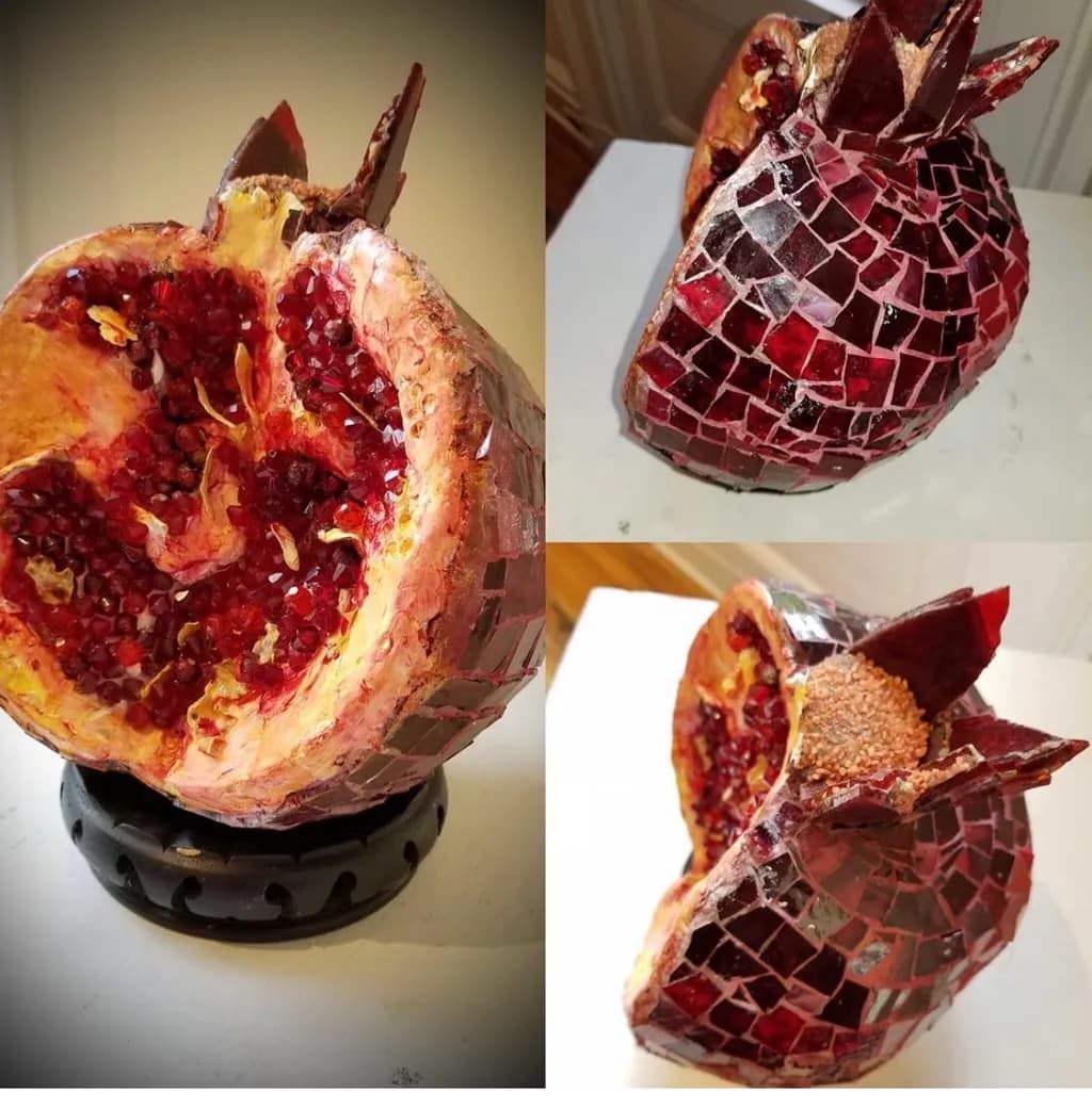 Mosaic Pomegranate