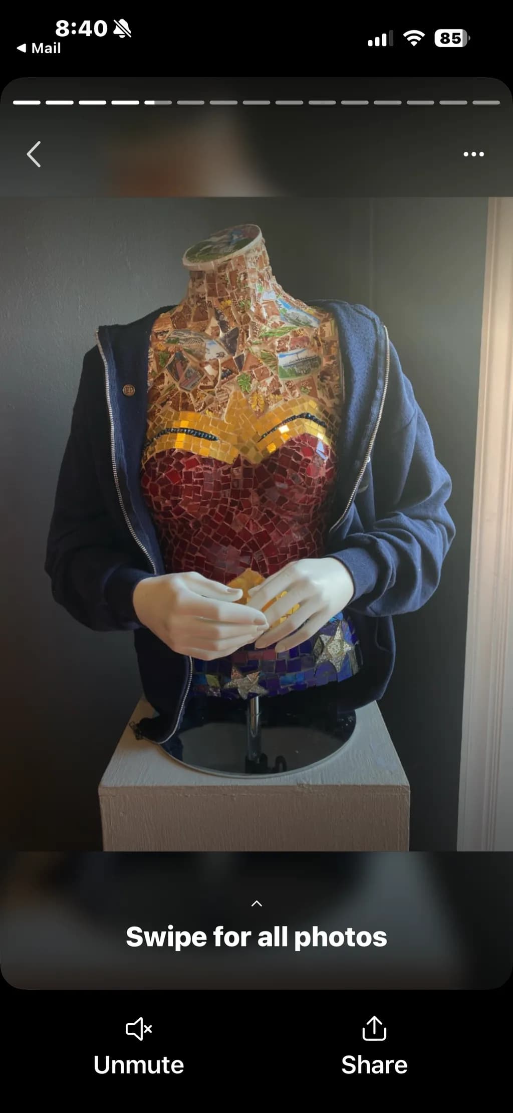 Mosaic Superhero Display