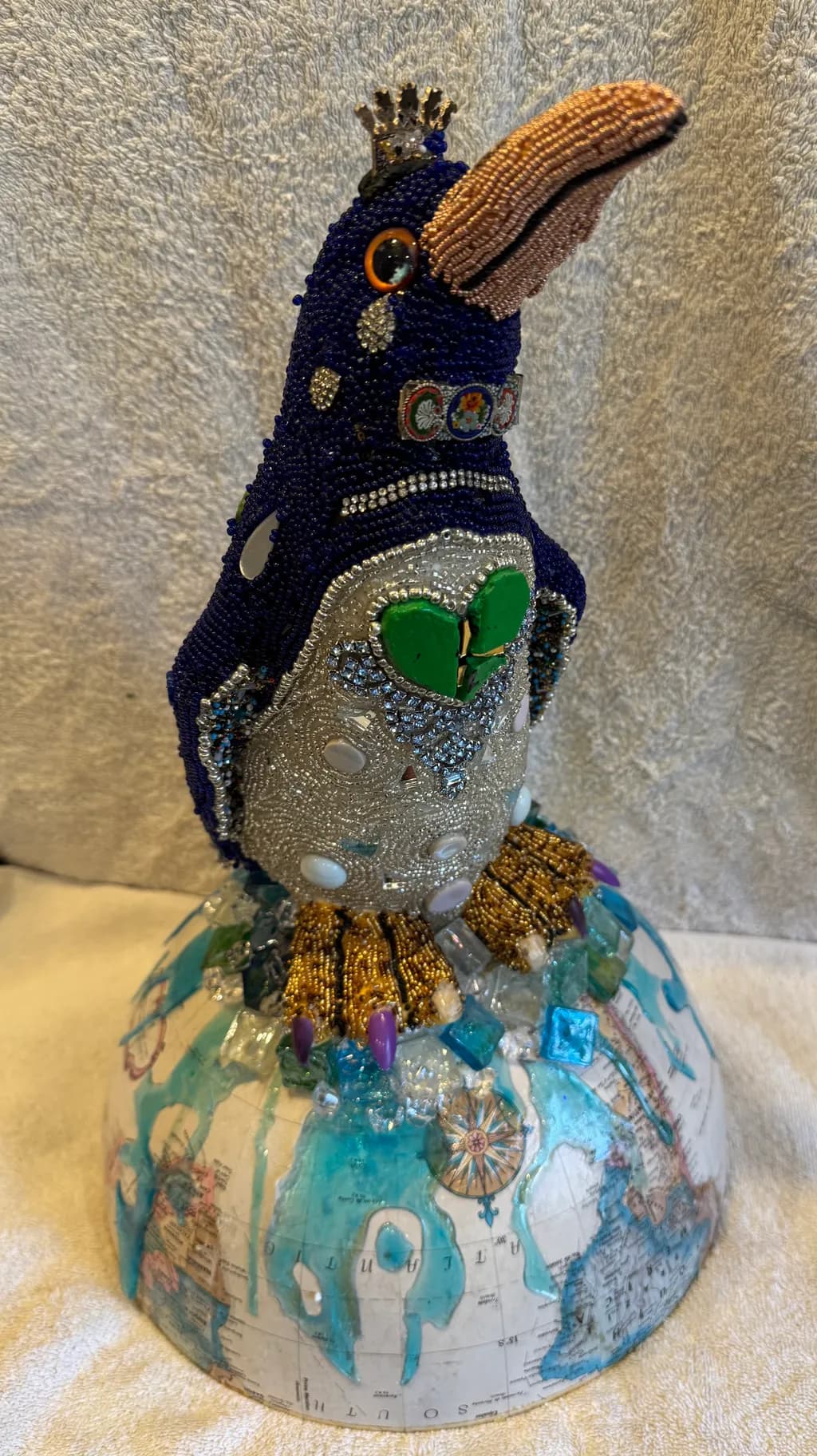 Beaded Regal Bird