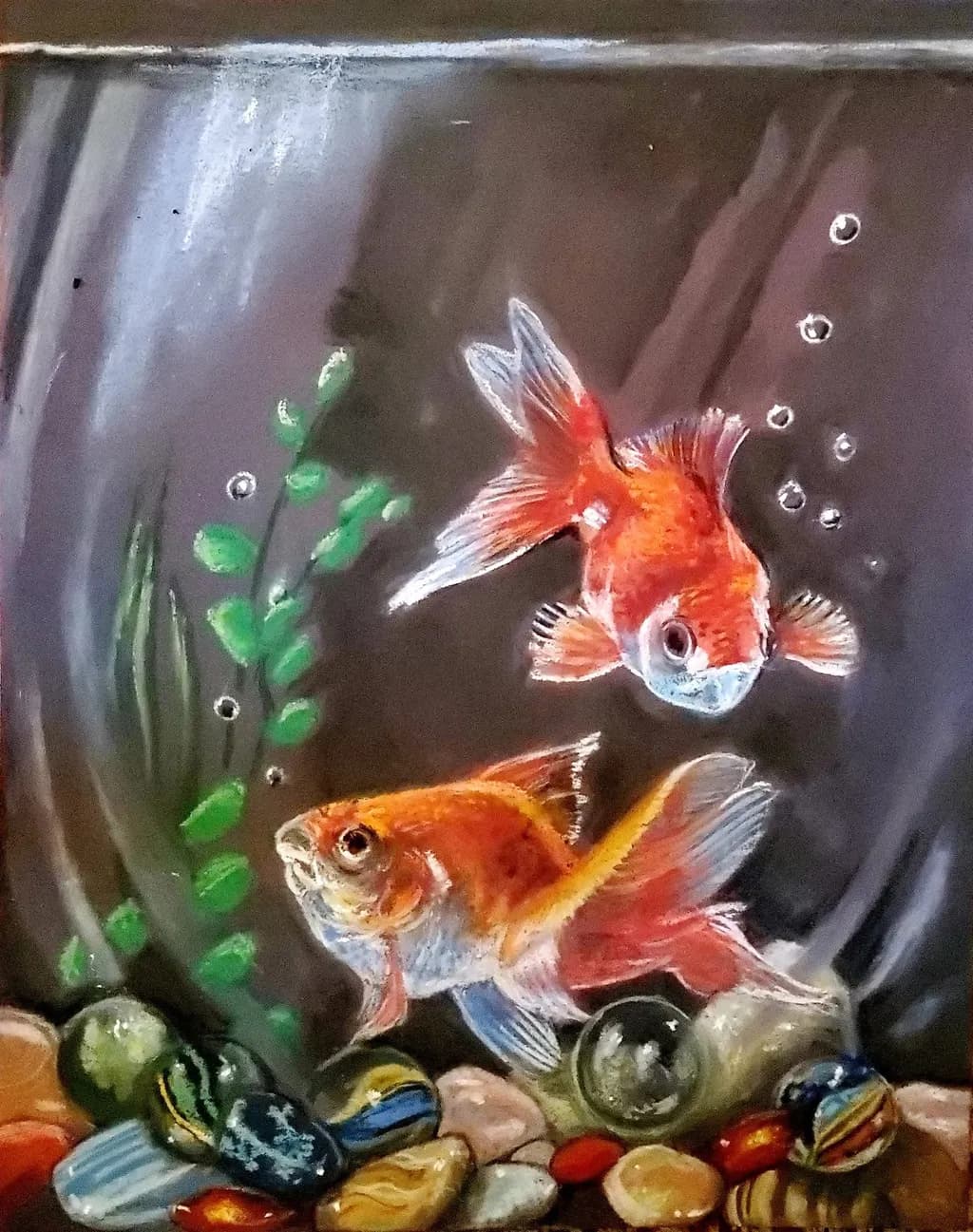 Goldfish Aquarium Scene