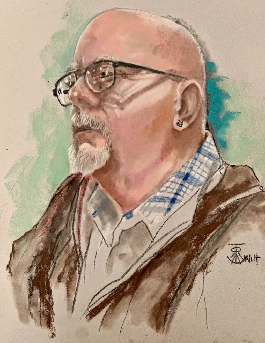 Thoughtful Gaze Portrait