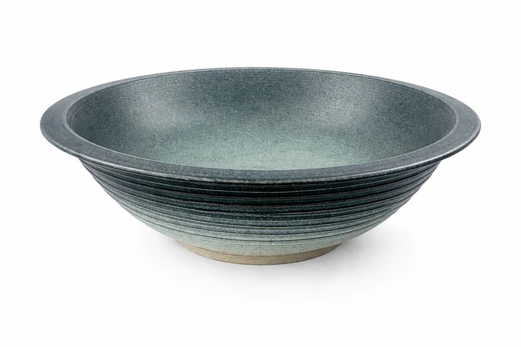 Gray Gradient Incised Bowl