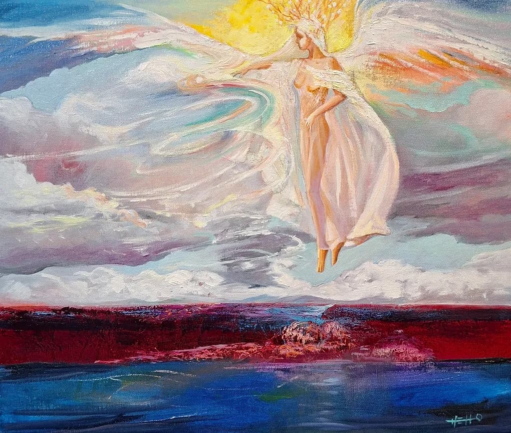 Celestial Flight over Sea