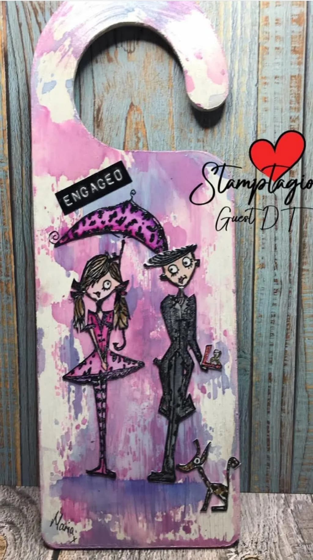 Engaged Under Umbrella