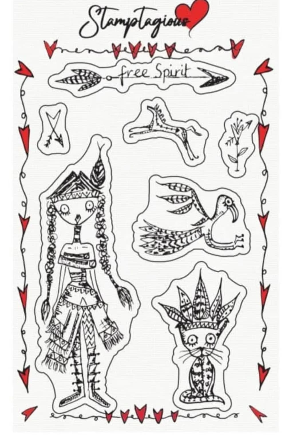 Free Spirit Tribal Stickers