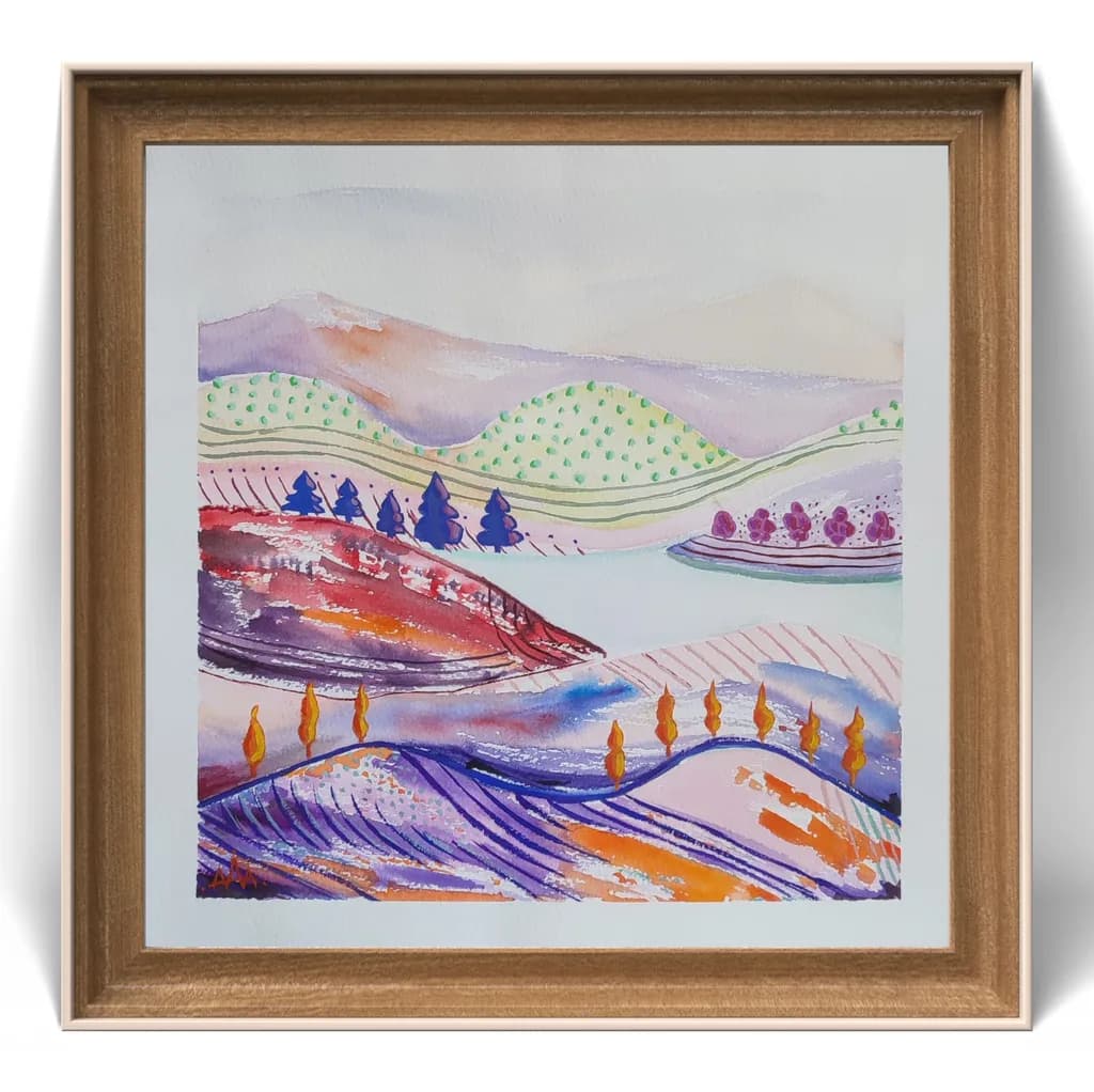 Abstract Hills and Trees