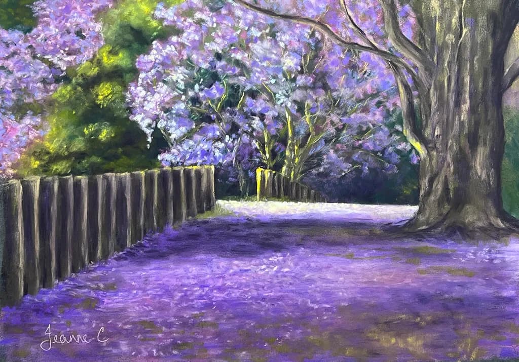 Jacaranda Fall