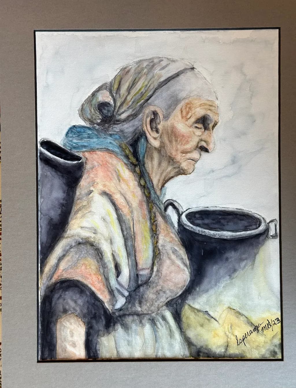 Elderly Wisdom: A Portrait of Resilience and Tradition