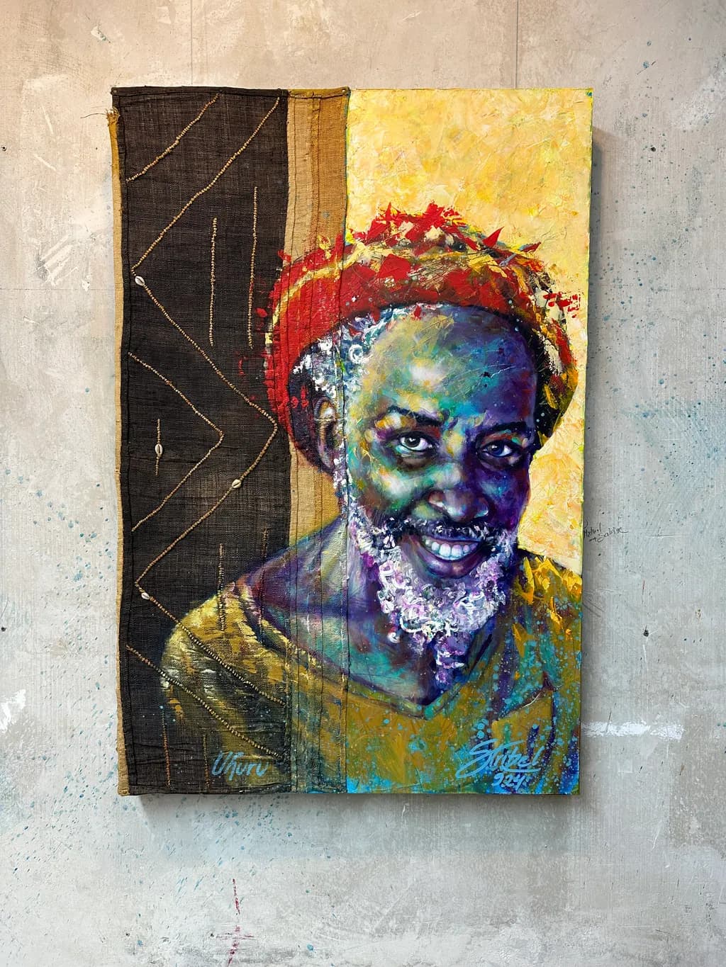 Vibrant Expressions: A Colorful Portrait of Joy and Resilience