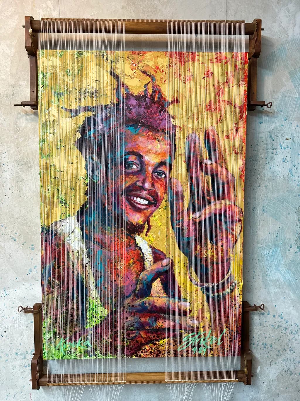 Vibrant Expressions: A Colorful Portrait of Joy and Creativity