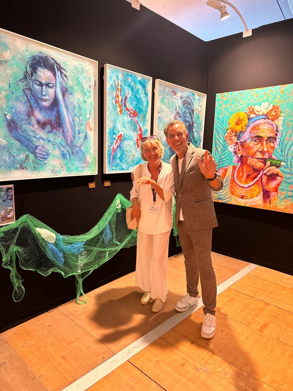 Whispers of Serenity: A Dance of Color and Emotion in Aquatic Dreams