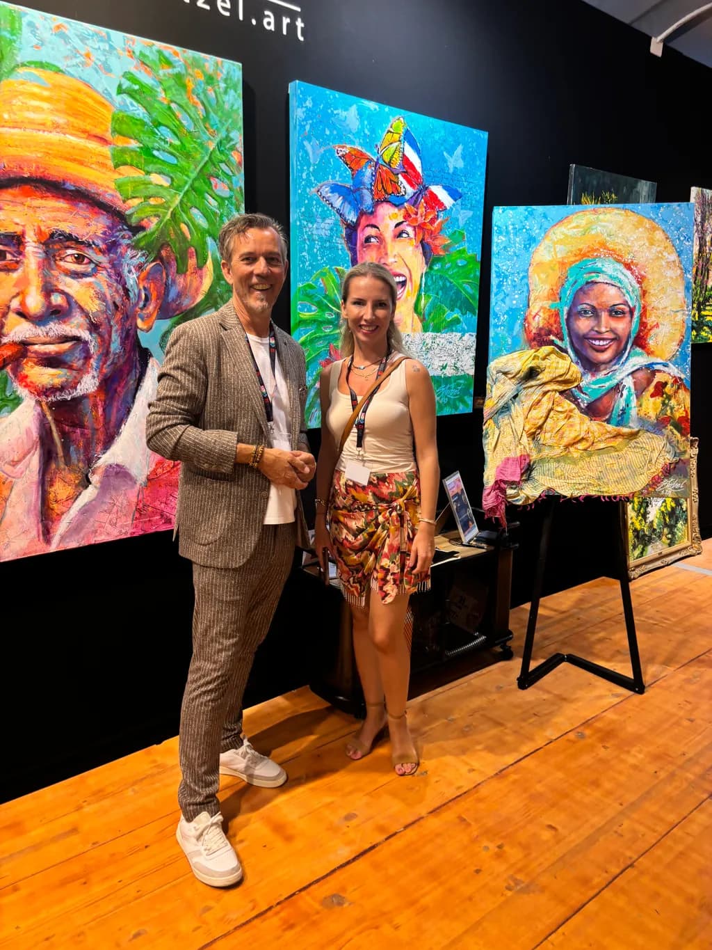 Vibrant Connections: Celebrating Culture Through Colorful Portraits