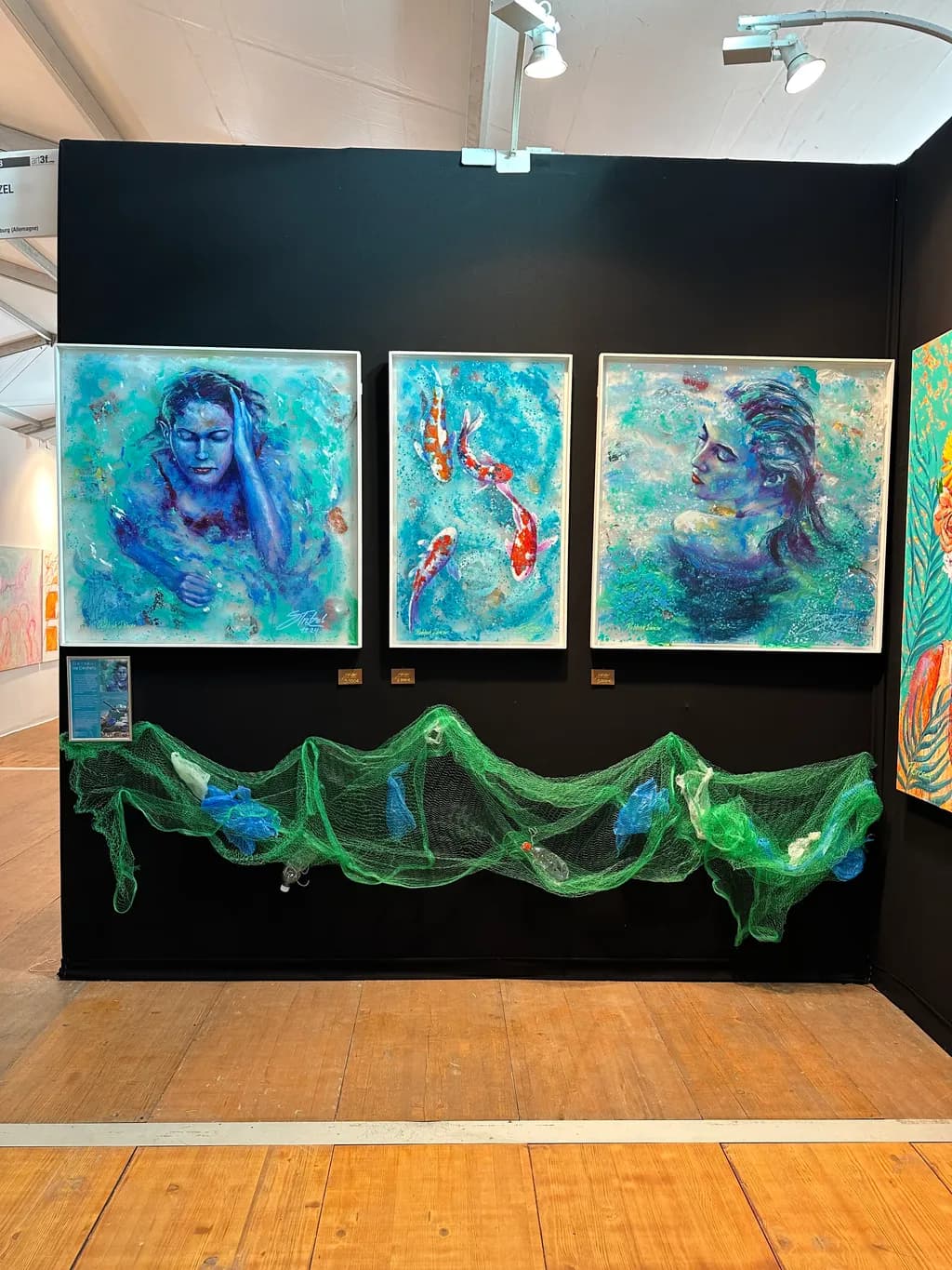 Whispers of Water: A Contemporary Expression of Serenity and Color