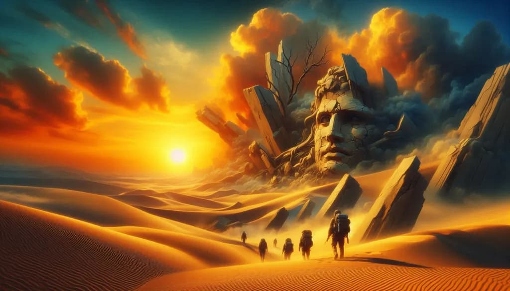Eternal Echoes: Journey Through the Sands of Time