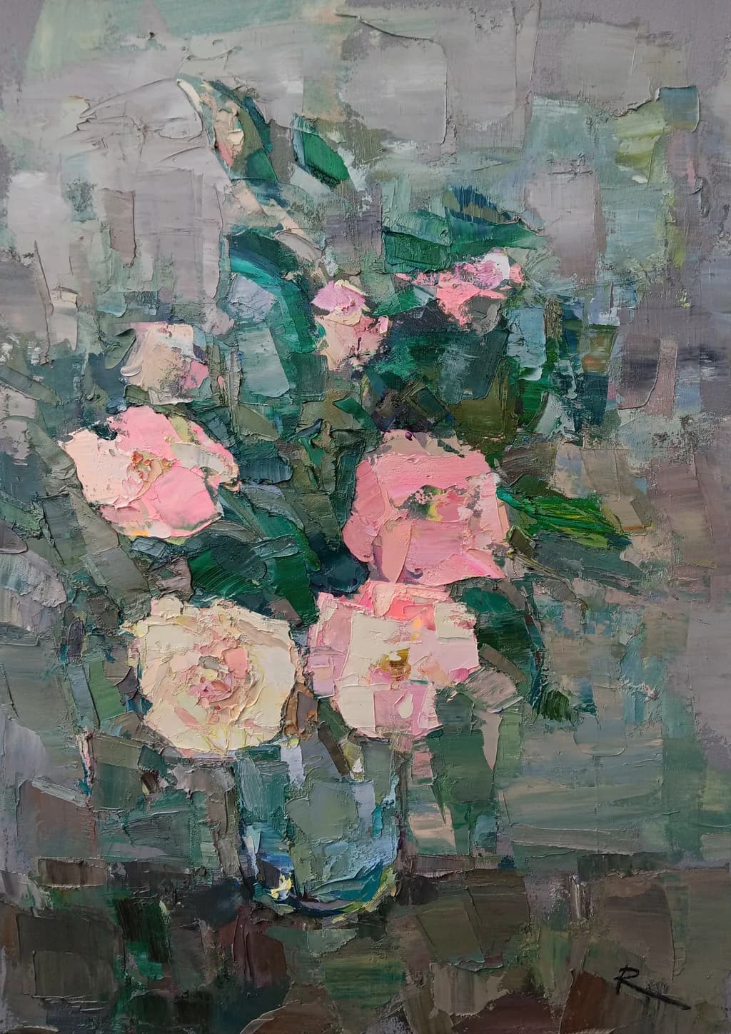 Textured Roses