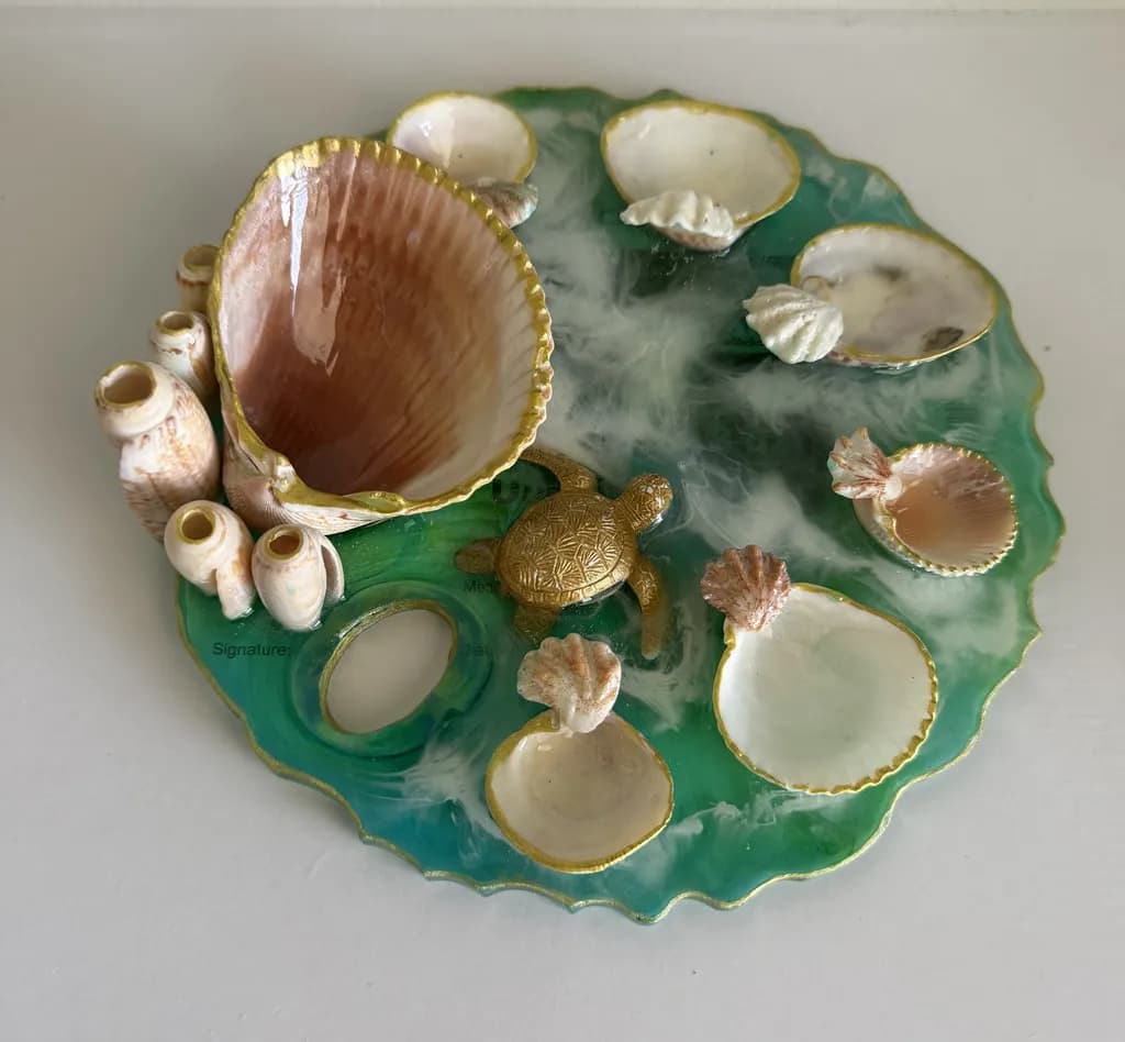 Shell Watercolor Palette