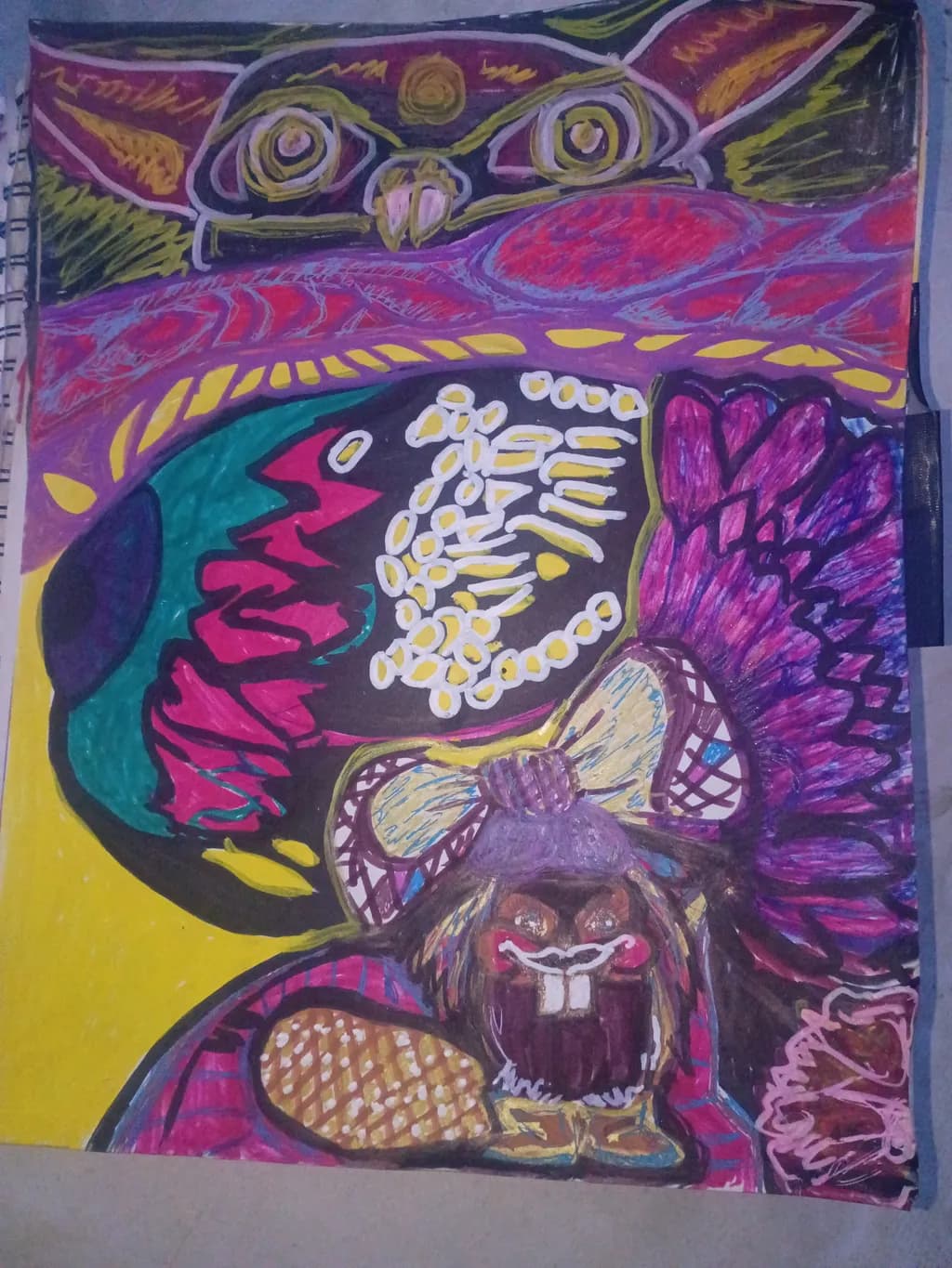 Colorful Creature Collage