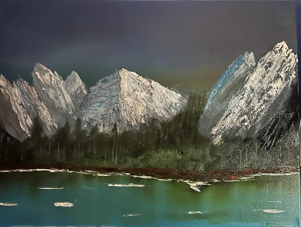 Mountain Range Reflection